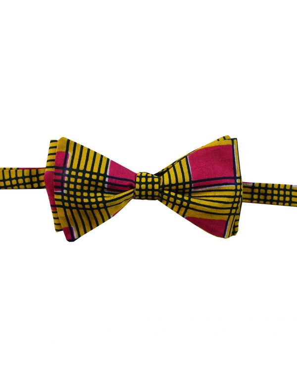 Noeud Papillon Wax Jaune Rose