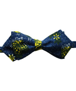 Alternative view of Noeud Papillon Wax Bleu Jaune