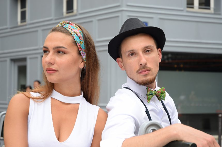noeud papillon et bandeau batik ton san le noeud kipé