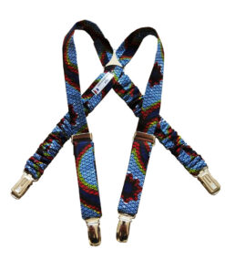 Bretelles enfant en wax (tissu africain) - Le Noeud Kipé