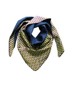 Le Noeud Kipé - Accessoires Wax Tissu africain - Cheche Ludo Vert