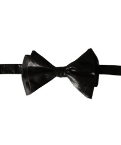 Noeud Papillon Bazin Noir