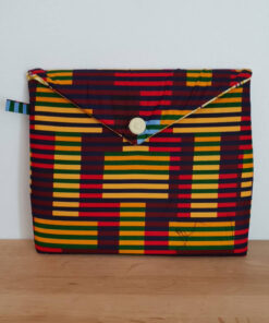 Shooting Le Noeud Kipé - Accessoires Wax Tissu africain - Pochette Ashanti