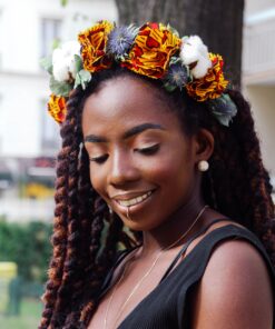 Le Noeud Kipé - Accessoires Wax Tissu africain - Couronnes Wax