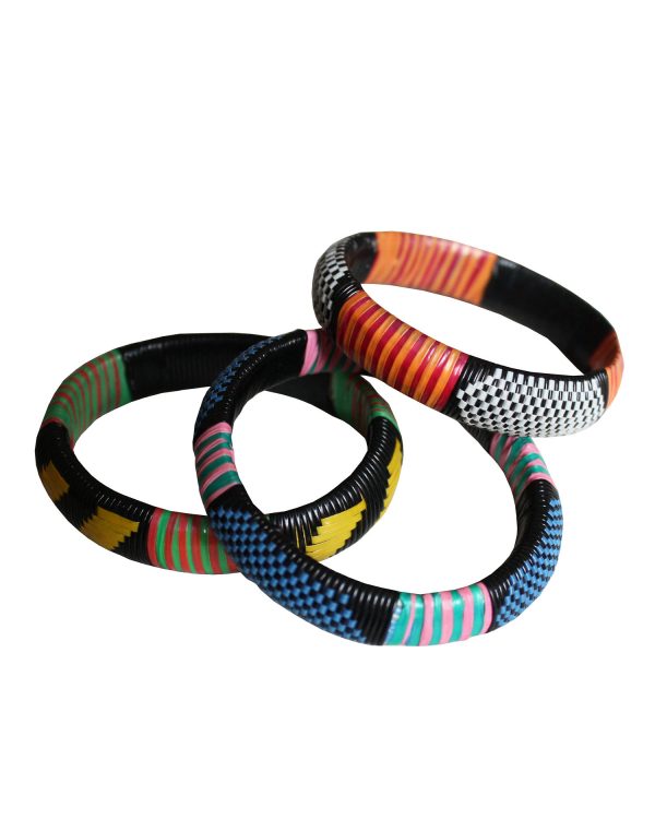 Bracelet Jonc En Bois D'ébène De Makassar - Style Ethnique, Neuf Avec étiquettes