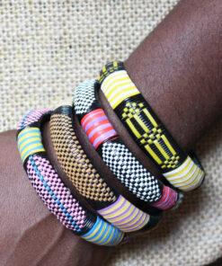 Alternative view of Lot de 3 bracelets éthniques TIBI du Burkina