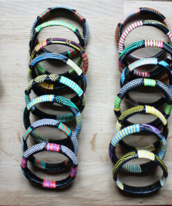 Lot de 3 bracelets éthniques TIBI du Burkina – Image 3