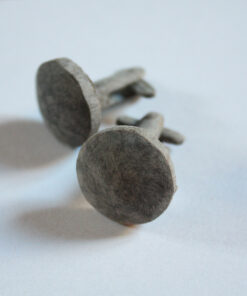 Bouton de manchette en bois exotique du Congo