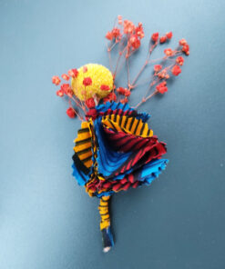 Alternative view of Boutonnière Fleurs Séchées Wax