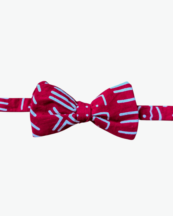 Nœud Papillon Bogolan Rouge